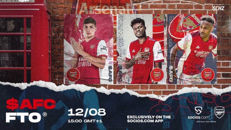 arsenal fan token